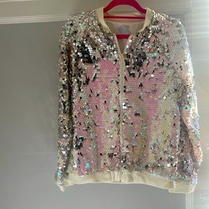 Girls sequin jacket size 14/16